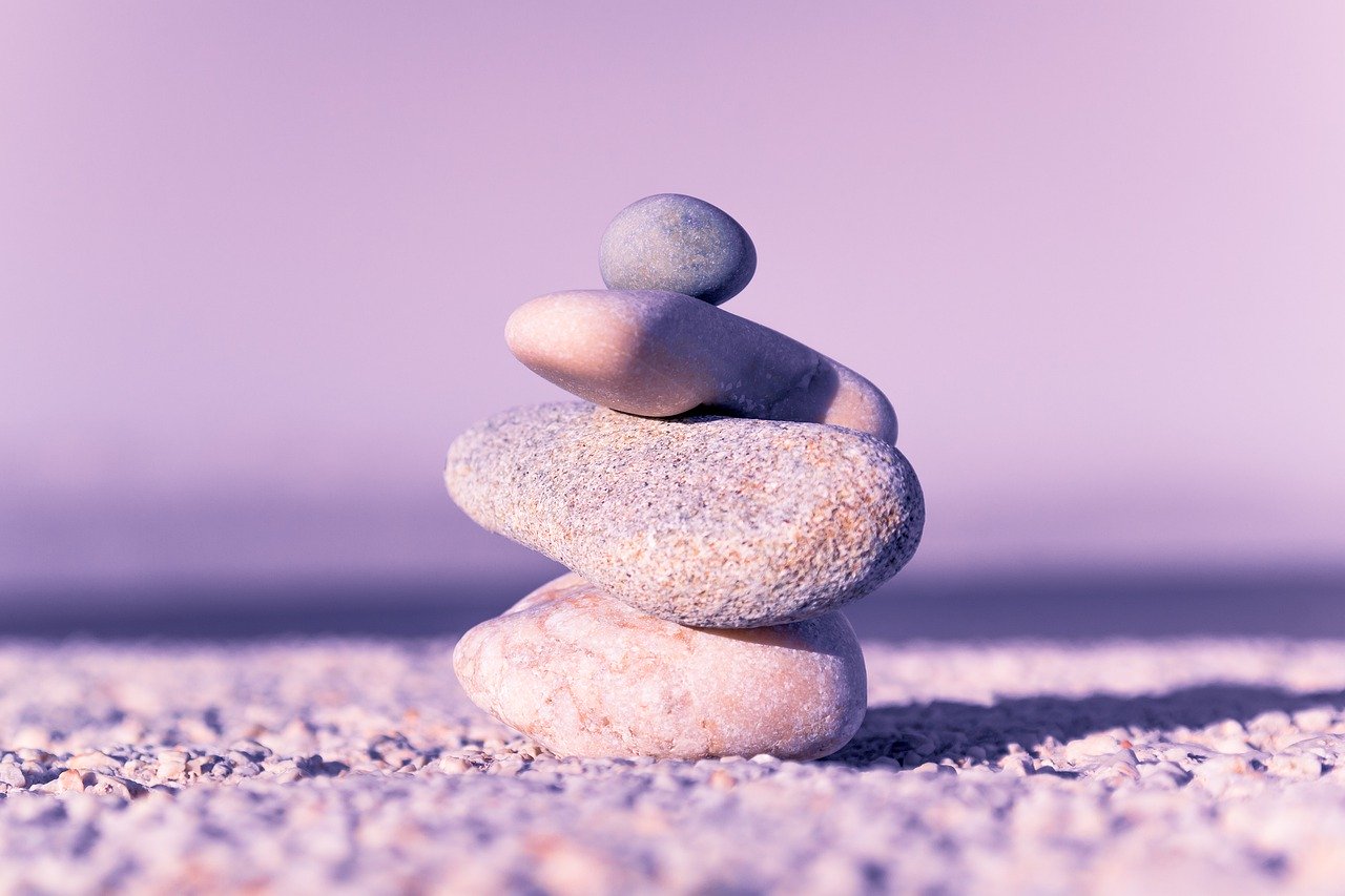 rock, balance, spa